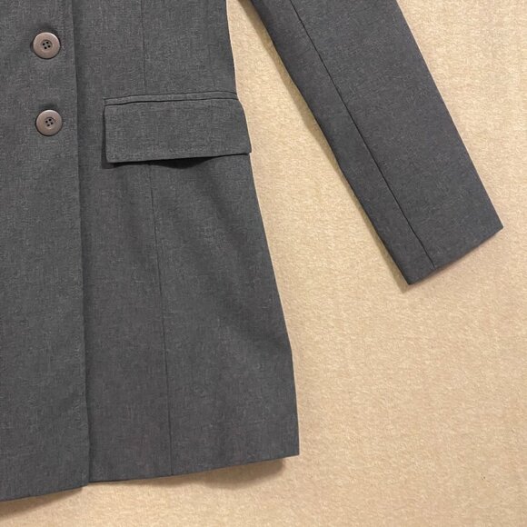 GO Jacket Women's 10/S Gray Long Sleeve Button Closure - Picture 4 of 11